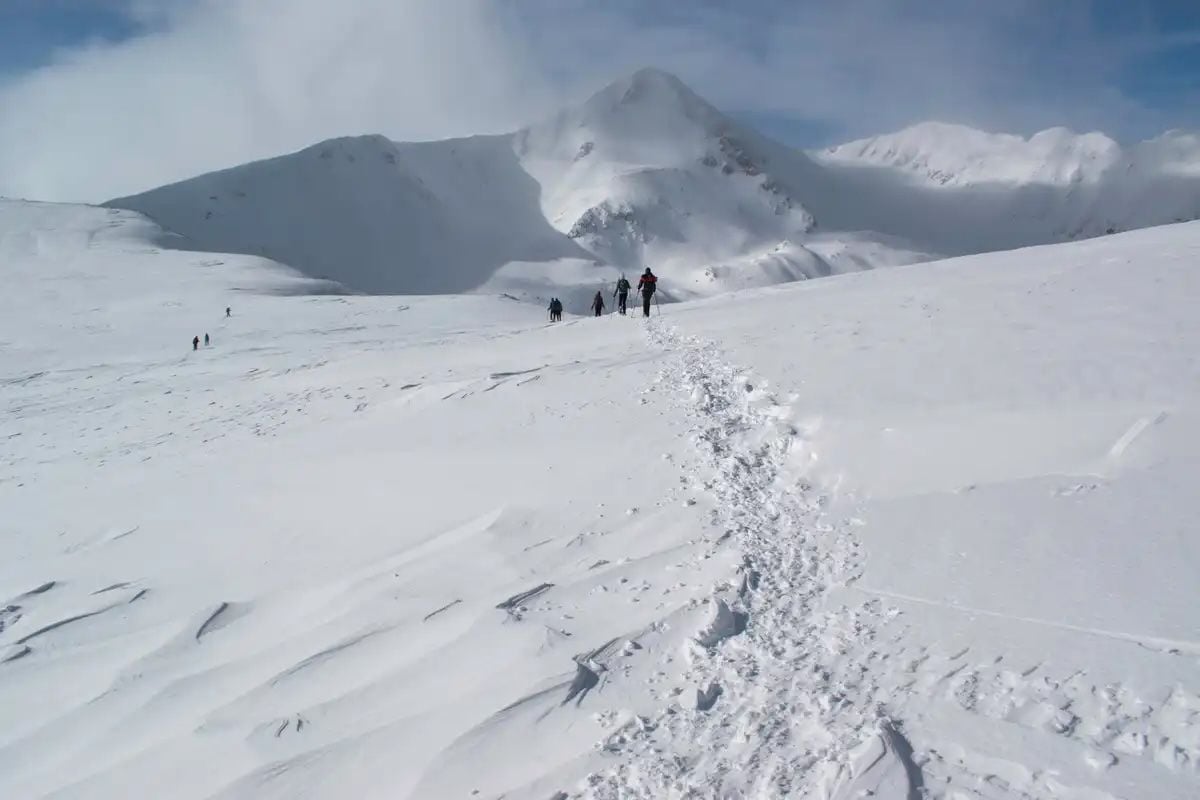 The Snowshoe Trail to the Summit of Bulgaria’s Bezbog Peak